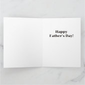 パパのお父さんの日帰りカードが大好き カード (内部)