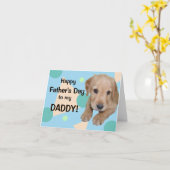 パパのお父さんの日帰りカード カード (黄色い花)