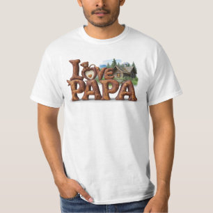 *~*パパのお父さんの日AP86素朴が大好き Tシャツ