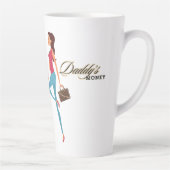 パパのお金、かわいい&サッシー10代の女の子おもしろい、 カフェラテマグ (右)