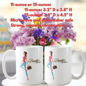 パパのお金、かわいい&サッシー10代の女の子おもしろい、 コーヒーマグカップ