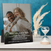 「パパのことが大好きなの」写真 フォトプラーク (側面)