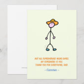 パパのために 招待状 (正面/裏面)