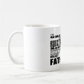 パパのためのおもしろいのギフト: すばらしい父 コーヒーマグカップ (左)