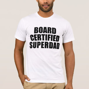 パパのためのおもしろいのギフト: 板によって証明されるすごいパパ Tシャツ