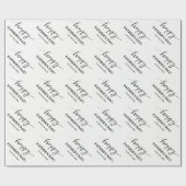 パパのためのカスタムで幸せな父の日の包装紙 ラッピングペーパー (フラット)