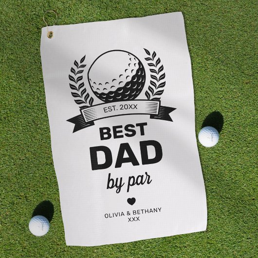 パパのためのシンプルベストDad 父の日ギフト ゴルフタオル
