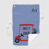 パパのためのパーソナライズなギフト ゴルフタオル (インサイチュ)