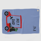 パパのためのパーソナライズなギフト ゴルフタオル (横)