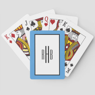 パパのためのモノグラムのなトランプのトランプのポーカーのギフト トランプ