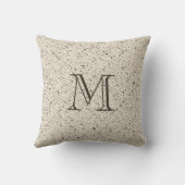 パパのためのユニークでモノグラムのな野球のギフト クッション (裏面)