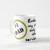 パパのための私の子供のマグの当惑 コーヒーマグカップ (正面左)