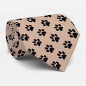 パパのための足のプリントのタイ ネクタイ (ロール)