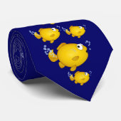 パパのための金魚のタイのギフト ネクタイ (ロール)