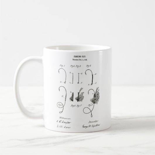 パパのための釣用具のコーヒーのマグのギフトを飛ばして下さい コーヒーマグカップ (左)