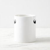 パパのための黒い口ひげのユーモア コーヒーマグカップ (中央)