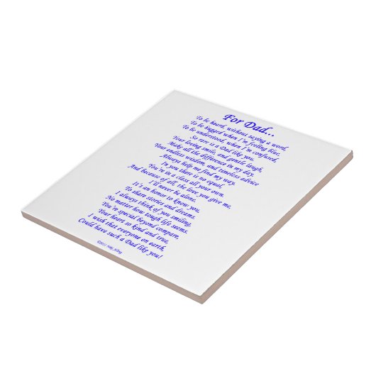 パパのため タイル (側面)