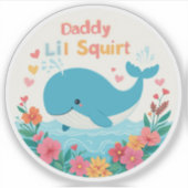 パパのちび噴水 シール (正面)