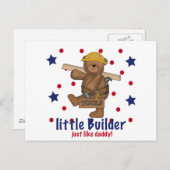 パパのような小さなビルダー ポストカード (正面/裏面)