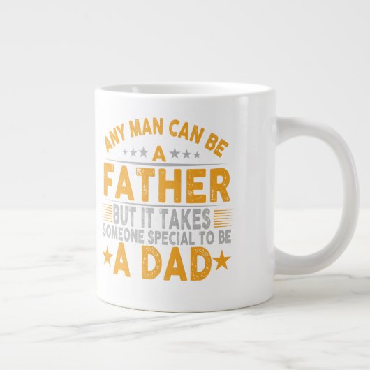 パパのような祖父への父の日贈り ジャンボコーヒーマグカップ (右)