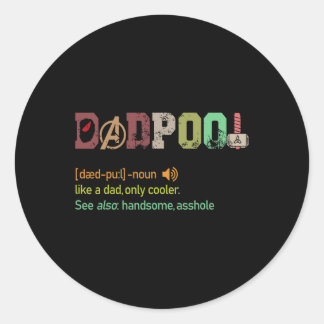 パパのように、唯一の父親の日クールのギフトクリック ラウンドシール