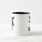 パパのアヒルの狩りの伝説のマガモの父の日 マグカップ (中央)