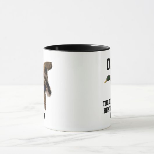 パパのアヒルの狩りの伝説のマガモの父の日 マグカップ (中央)