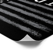 パパのアメリカ国旗おもしろいの父の日メンズ ポスター (角)