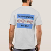 パパのオグデンボタンフロント長袖T Tシャツ (裏面)
