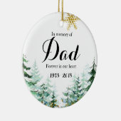 パパのオーナメントクリスマスプレゼント セラミックオーナメント (右)