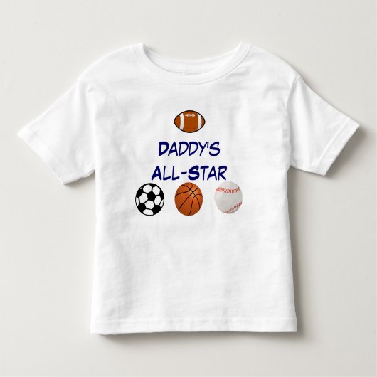 パパのオールスタートドラーティー トドラーTシャツ (正面)