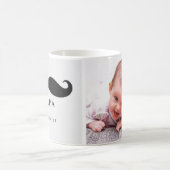 パパのカスタムな写真のマグ コーヒーマグカップ (中央)