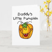 パパのカボチャTシャツ&ギフト カード (黄色い花)