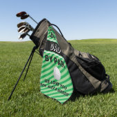 パパのキャディ：最高のパパゴルフタオル ゴルフタオル (グリーン)