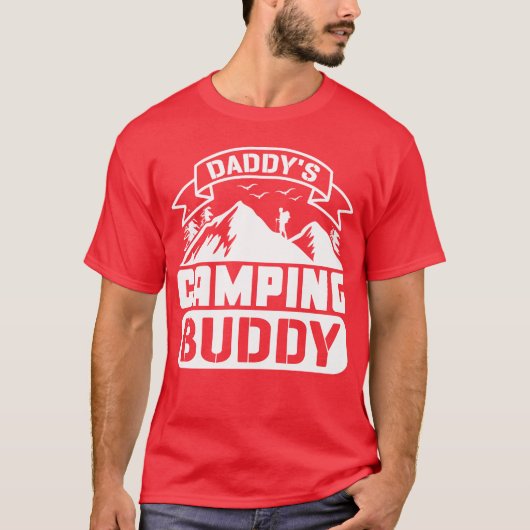 パパのキャンプ仲間たち Tシャツ (正面)