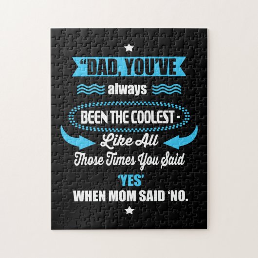 パパのギフトいつもクールは ジグソーパズル (縦)