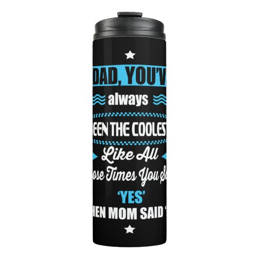 パパのギフトいつもクールは タンブラー (正面)