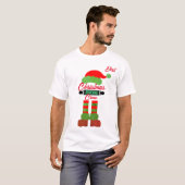 パパのクリスマスギフトおもしろい、クリスマスベーキングクルー Tシャツ (正面フル)