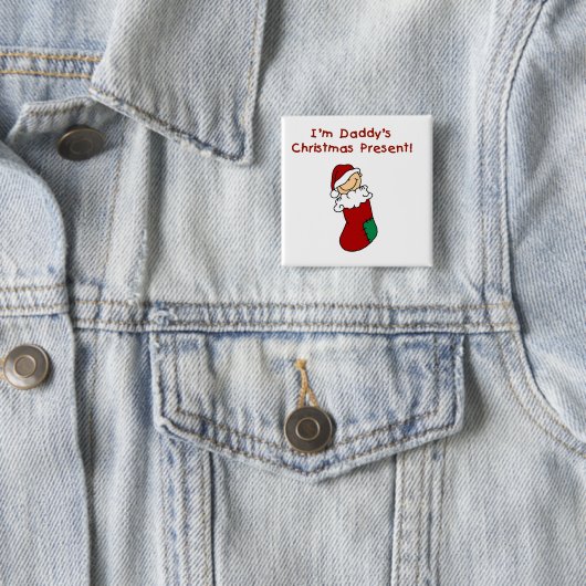 パパのクリスマスプレゼントTシャツとギフト 缶バッジ (インサイチュ)