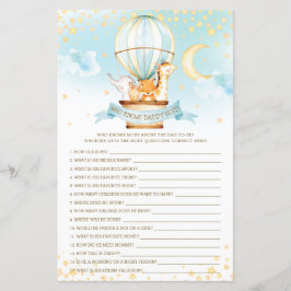 パパのゲームを知っている熱気球最高のの動物