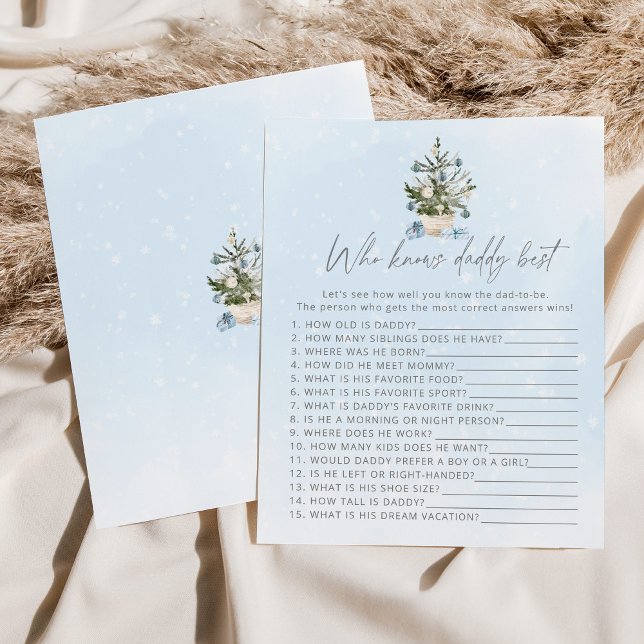 パパのゲームを知っている青いクリスマス最高のの木 (クリエイターアップロード済み)