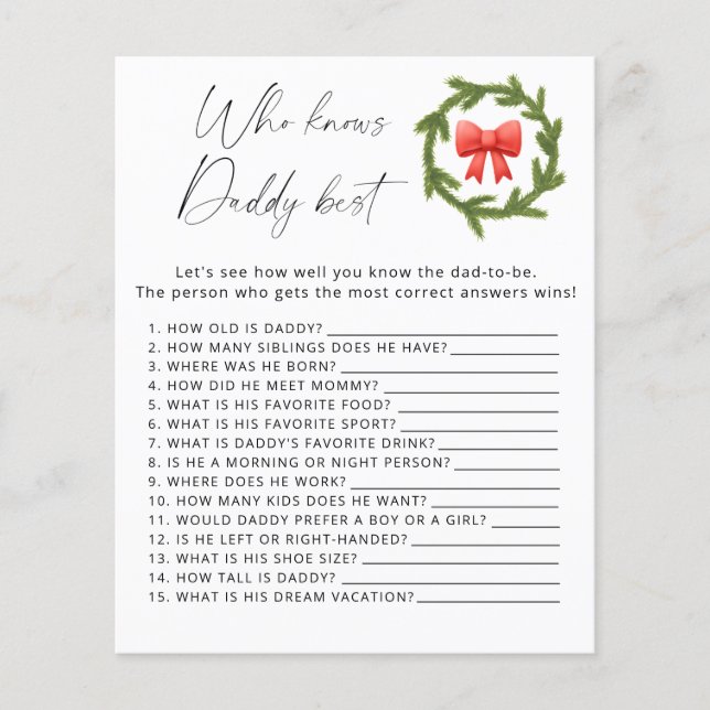 パパのゲームを知っ最高のている冬 (正面)