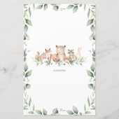 パパのゲームを知るウッドランドの動物最高のの緑 (裏面)