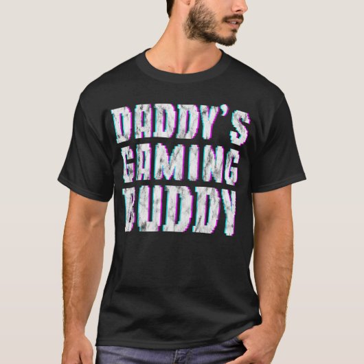 パパのゲーム友達 女の子 Tシャツ (正面)