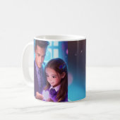 パパのコーヒーマグができる魔法のために コーヒーマグカップ (正面左)