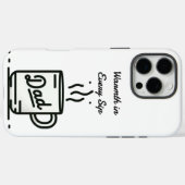 パパのコーヒーマグ幸せな父の日のギフトデイアイディア Case-Mate iPhoneケース (裏面 (横))