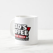 パパのコーヒー 禁止 マグ (正面左)