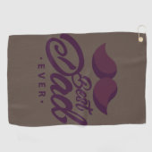 パパのゴルフバッグに最適なアクセサリー：最高のパパ ゴルフタオル (横)