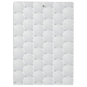 パパのゴルフ物のクリップボードのパーソナライズ クリップボード (裏面)