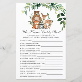 パパのシャワーゲームを知最高のる森の緑